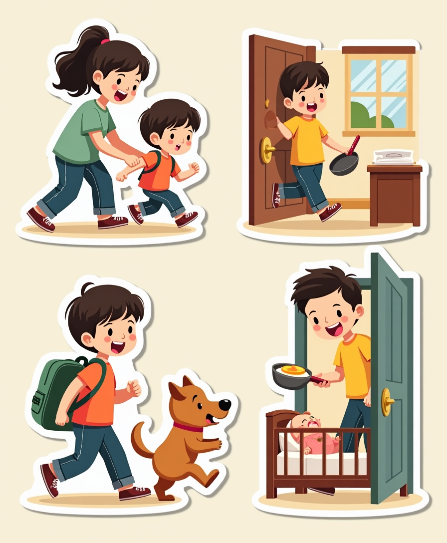 Family Life & Relationships - Sticker Sheet v23